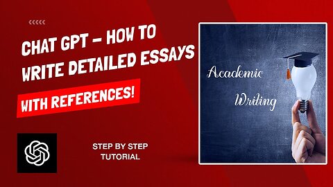 Mastering Essay Writing: A Step-by-Step Guide to References and Citations | ChatGPT Tutorial