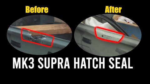 Mk3 Supra Hatch Seal Repair | Natasha pt5