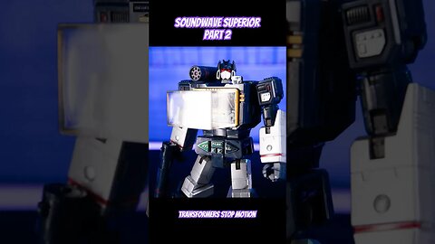 The MP-13 #soundwave superior in this part2 #transformers #stopmotion 👀@ the badass #decepticons