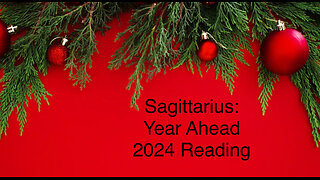 Sagittarius: Discover Your Destiny with a Year Ahead 2024 Reading with(The Portal Space Tarot)🧡