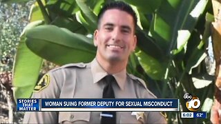 Woman suing former deputy for sexual misconduct