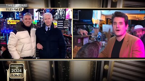 Anderson Cooper completely loses it as John Mayer dials in from a cat bar