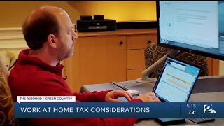 Work at home tax considerations