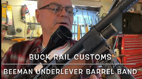 Buck rail Beeman underlever 1357 1358 barrel band bipod mount first look