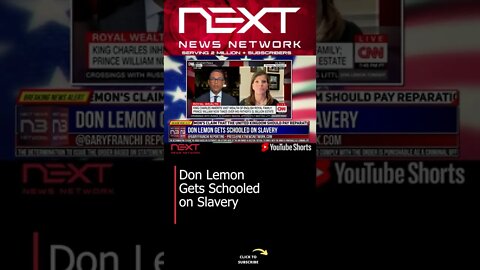 Don Lemon Gets Schooled on Slavery #shorts