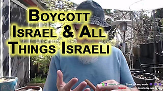 Boycott Israel & All Things Israeli, Do Not Associate or Trade With Genocidal Psychopaths: BDS