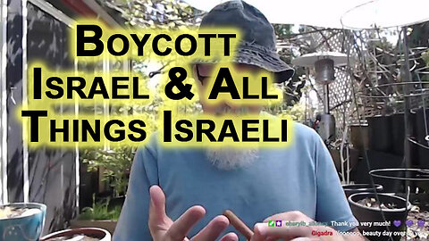 Boycott Israel & All Things Israeli, Do Not Associate or Trade With Genocidal Psychopaths: BDS