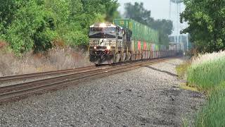 Norfolk Southern Intermodal Train from Lewis Center, Ohio