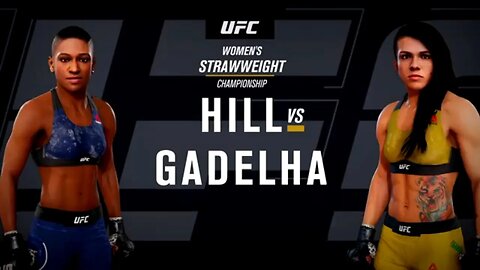 EA Sports UFC 3 Gameplay Claudia Gadelha vs Angela Hill