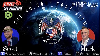 LIVE! Wed @ 9pm EST! The 40,000 Foot View w/ Scott & Mark! Featuring JFAnon & Sapioplex