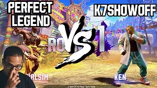 SF6 - Perfect Legend (Dhalsim) vs K7 Showoff (Ken) - Street Fighter 6 Ranked