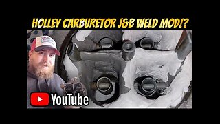 J&B Weld Holley Carburetor Mods? | More Performance Carburetor Tuning tricks | How to Gain More CFM!