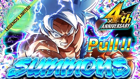 4TH ANNIVERSARY MUI GOKU SUMMONS: THE VEGETA ARC | Dragon Ball Legends