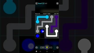 flow free: blue pack 5x5 levels 17-30-3 6x6 grids