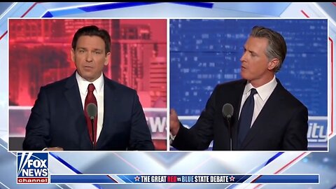 Newsom Angrily Accuses DeSantis Of Mispronouncing Kamala's Name