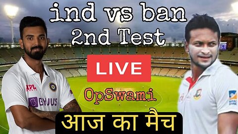 🔴LIVE CRICKET MATCH TODAY | CRICKET LIVE | 2nd Test | IND vs BAN LIVE MATCH TODAY | Cricket 22