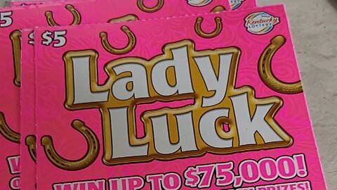 I bough 6 Lady Luck Lottery Ticket Scratch Offs