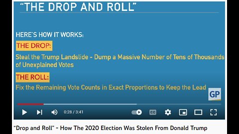 DROP & ROLL ... How the 2020 Election Was Stolen