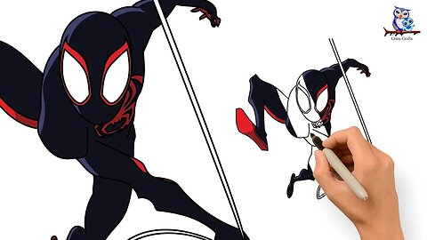 How to Draw Miles Morales Spider-Man - Beyond the Spider-Verse