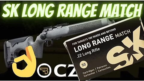 CZ 457 LRP - SK Long Range Match - LRP Barrel - 50 yards