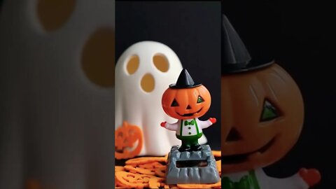 Ghost & Dancing Halloween Pumpkin