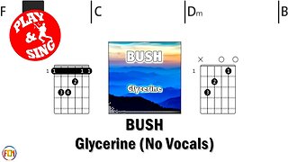 BUSH Glycerine FCN GUITAR CHORDS & LYRICS NO VOCALS