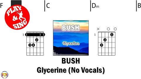 BUSH Glycerine FCN GUITAR CHORDS & LYRICS NO VOCALS