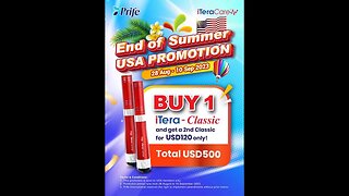 Buy 1 iTeraCare Device, Get 1 For $120 End of Summer Promo From Prife