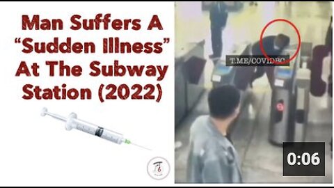 Man Suffers A “Sudden Illness” At The Subway Station 💉👀 (2022)