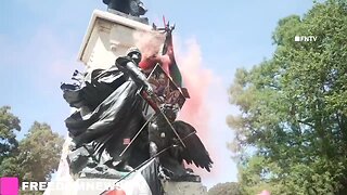 Pro-Palestine Protesters Deface a Washington, D.C. Statue, Throw Items at Park Ranger