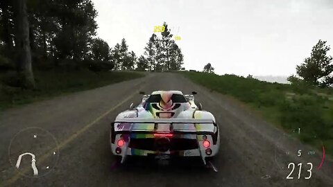 Pagani Zonda Cinque Roadster Climbs Mountain