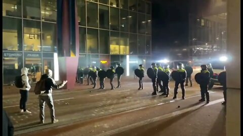 NETHERLANDS - Dutch Protest Intensity Increases, Clashes With Police