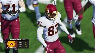 MADDEN 22 FRANCHISE LEGACY , WEEK 18 , WASHINGTON VS NY GIANTS