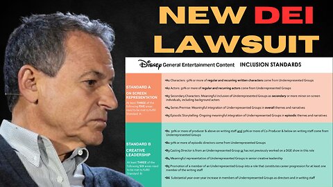 I Called It AGAIN. Disney Hit with NEW DEI Lawsuit