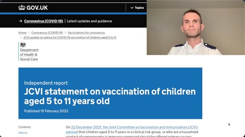 The JCVI does not offer any persuasive reason to vaccinate a child with the covid vaccine