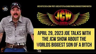 Joe Exotic the Tiger King & the JCW radio show talking about worlds biggest son of a bitch 4.29.2023