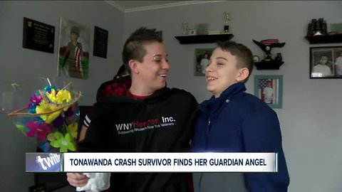 Tonawanda crash survivor finds her guardian angel