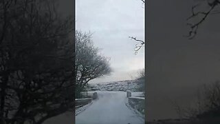 Driving in a snowy Landscape. Dartmoor. 14th Dec 2022