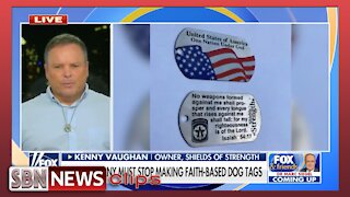 PENTAGON ORDERS COMPANY TO STOP MAKING FAITH-BASED DOG TAGS - 5642