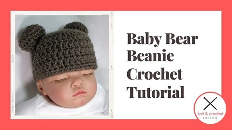 Left Hand Baby Bear Beanie Free Pattern Workshop