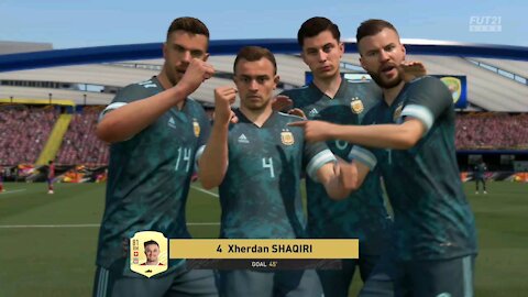 Fifa21 FUT Squad Battles - Xherdan Shaqiri finesse strike