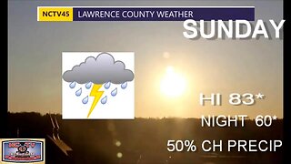 NCTV45 LAWRENCE COUNTY 45 WEATHER MONDAY JULY 3 2023