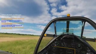 P51D takeoff and landing practice (DCS)