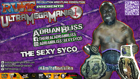 Adrian Bliss AKA The Sexy Syco is bringing sexy back to RWF's UltraMegaMania March 27!
