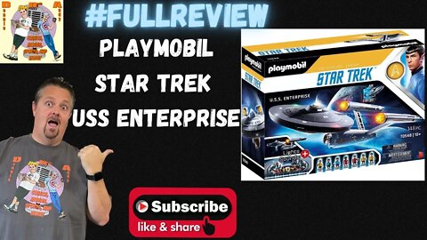 #fullreview Star Trek Playmobil USS Enterprise Electronic with Sounds and figures!