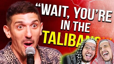 Arab Muslim Brothers Reaction To Roasting The TALIBAN! | Andrew Schulz | FULL CLIP