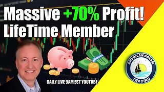 Massive +70% Profit Lifetime Member Stock Market Profits