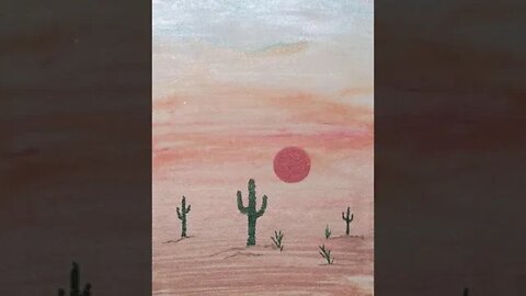 Cactus sunset.