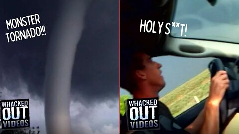 Man Encounters A Monster Hurricane Home Footage - Whacked Out Videos