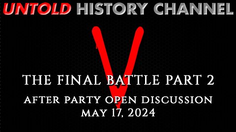 Friday Night Watch Party | V: The Final Battle - After Party Open Discussion